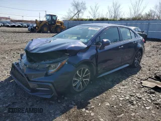 2020 Toyota Corolla SE with VIN JTDP4RCE4LJ034357, listed as a Copart auction lot 51273495 with 44,667 mi miles and Salvage Title. Bid and sale history available at carsss.com. Image 1.