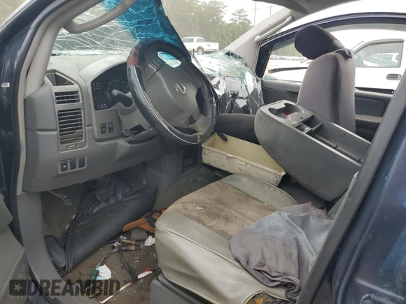 2006 Nissan Titan XE with VIN 1N6BA07A26N573818, listed as a Copart auction lot 55362945 with Not provided miles and Salvage title. Bid and sale history available at DreamBid. Image 7.