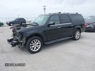 2017 Ford Expedition Max Limited z VIN 1FMJK2AT2HEA48239, wystawiony jako IAAI lot #41965283 z przebiegiem 127 826 mil mil oraz . Historia ofert i sprzedaży dostępna na DreamBid. Obrazek 17.