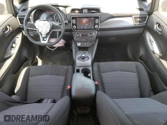 2024 Nissan LEAF S with VIN 1N4AZ1BV2RC551010, listed as a Copart auction lot 59508015 with 18,674 mi miles and Salvage title. Bid and sale history available at DreamBid. Image 8.