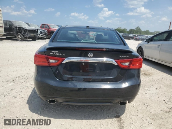2017 Nissan Maxima SV with VIN 1N4AA6AP5HC457161, listed as a Copart auction lot 60077015 with Not provided miles and Salvage title. Bid and sale history available at DreamBid. Image 6.
