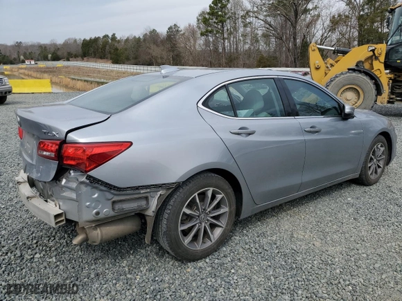 2019 Acura TLX with VIN 19UUB1F39KA002198, listed as a Copart auction lot 48315155 with 74,314 mi miles and Salvage Title. Bid and sale history available at carsss.com. Image 3.