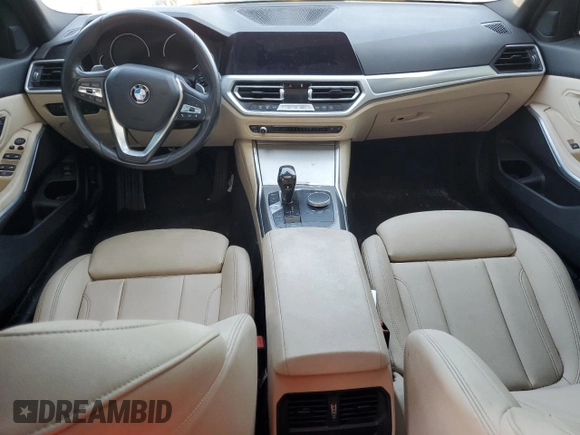 2020 BMW 3 Series 330i with VIN 3MW5R1J01L8B09509, listed as a Copart auction lot 55460555 with 123,720 mi miles and Clean Title. Bid and sale history available at DreamBid. Image 8.