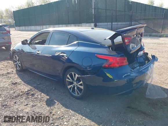 2017 Nissan Maxima S with VIN 1N4AA6AP8HC385405, listed as a IAAI auction lot 42112399 with 99,286 mi miles and . Bid and sale history available at DreamBid. Image 3.