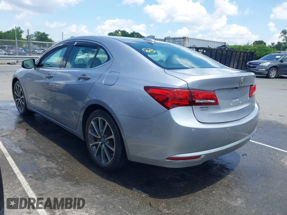 2015 Acura TLX Advance with VIN 19UUB3F77FA002804, listed as a IAAI auction lot 42310492 with 153,380 mi miles and . Bid and sale history available at DreamBid. Image 3.