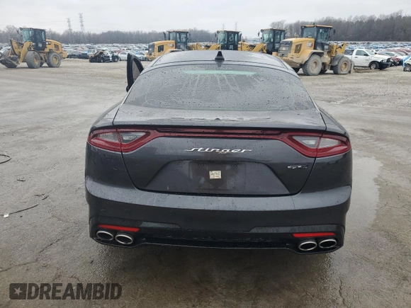 2021 Kia Stinger GT-Line with VIN KNAE15LA0M6088861, listed as a Copart auction lot 44273725 with 67,389 mi miles and Salvage Title. Bid and sale history available at DreamBid. Image 6.