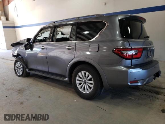 2023 Nissan Armada SV with VIN JN8AY2AD6P9693600, listed as a Copart auction lot 49272165 with Not provided miles and Salvage title. Bid and sale history available at DreamBid. Image 2.