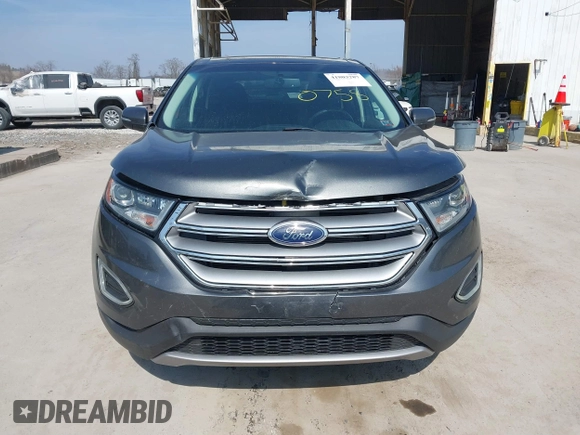 2018 Ford Edge SEL with VIN 2FMPK4J88JBB90758, listed as a IAAI auction lot 41803287 with 122,881 mi miles. Bid and sale history available at carsss.com. Image 6.