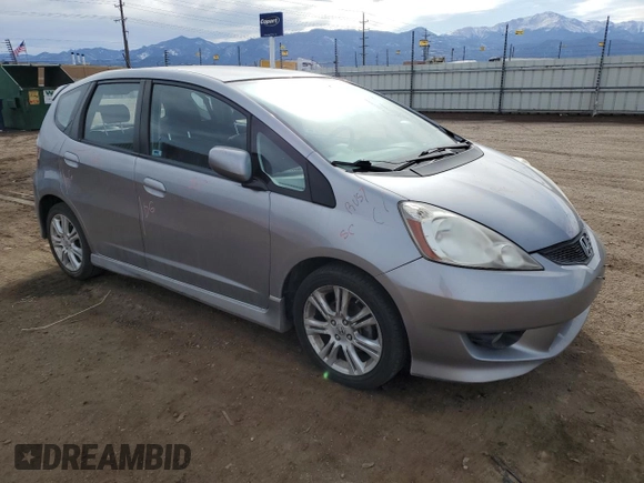 2010 Honda Fit Sport with VIN JHMGE8G41AC033885, listed as a Copart auction lot 49793605 with 114,910 mi miles and Salvage title. Bid and sale history available at DreamBid. Image 4.