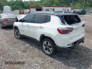 2019 Jeep Compass Limited with VIN 3C4NJDCB2KT704231, listed as a IAAI auction lot 42175991 with 70,892 mi miles and . Bid and sale history available at DreamBid. Image 3.