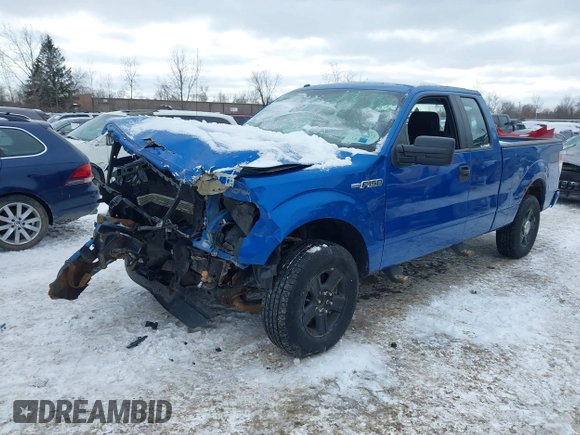 2014 Ford F-150 XL with VIN 1FTFX1EFXEKG30547, listed as a IAAI auction lot 41582539 with 117,314 mi miles. Bid and sale history available at carsss.com. Image 17.