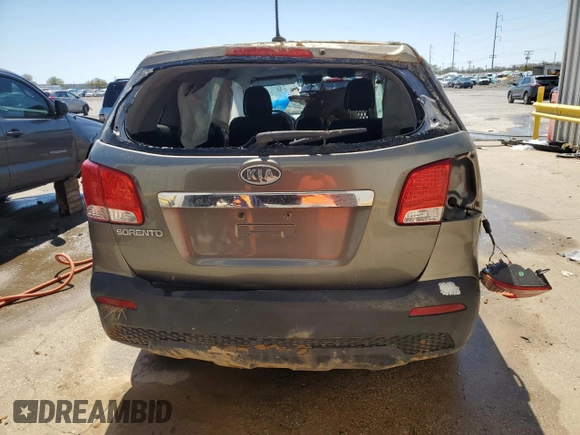 2012 Kia Sorento LX with VIN 5XYKT3A12CG190620, listed as a Copart auction lot 48409665 with Not Provided miles and Salvage Title. Bid and sale history available at DreamBid. Image 6.