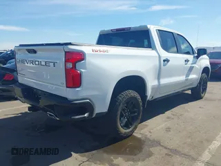 2024 Chevrolet Silverado 1500 with VIN 3GCUDFED0RG387405, listed as a IAAI auction lot 41590979 with 4,105 mi miles and . Bid and sale history available at DreamBid. Image 4.