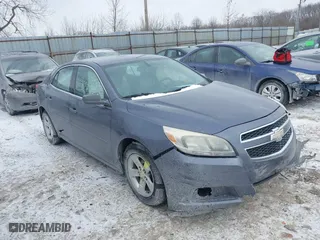 2013 Chevrolet Malibu LS with VIN 1G11B5SA5DF320945, listed as a IAAI auction lot 41620721 with 196,568 mi miles. Bid and sale history available at carsss.com. Image 13.