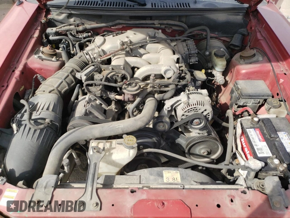 2000 Ford Mustang with VIN 1FAFP4442YF295255, listed as a Copart auction lot 46638905 with 91,064 mi miles and Salvage Title. Bid and sale history available at carsss.com. Image 11.