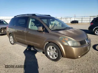 2004 Nissan Quest SE with VIN 5N1BV28U24N317733, listed as a Copart auction lot 78168184 with 0 mi miles and Salvage Title. Bid and sale history available at carsss.com. Image 4.