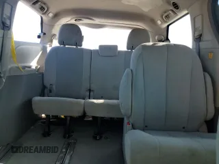 2013 Toyota Sienna L with VIN 5TDZK3DC2DS327428, listed as a Copart auction lot 86815684 with 0 mi miles and Salvage Title. Bid and sale history available at carsss.com. Image 10.