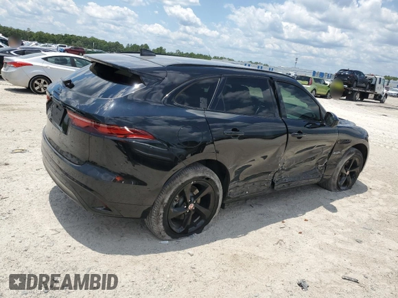 2023 Jaguar F-Pace S with VIN SADCJ2EX4PA714735, listed as a Copart auction lot 62276255 with 28,353 mi miles and Salvage title. Bid and sale history available at DreamBid. Image 3.