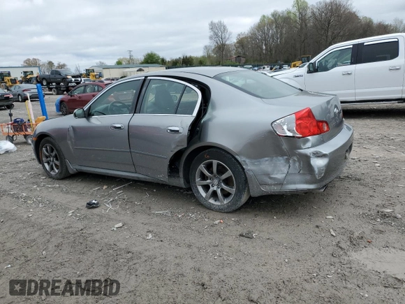 2006 Infiniti G35 z VIN JNKCV51F76M614591, wystawiony jako Copart lot #51253285 z przebiegiem 150 169 mil mil oraz Szkoda całkowita • Salvage title. Historia ofert i sprzedaży dostępna na DreamBid. Obrazek 2.