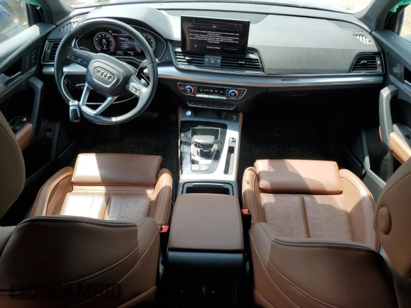 2022 Audi Q5 Sportback S line Premium Plus with VIN WA15AAFY2N2015563, listed as a Copart auction lot 61408015 with 43,561 mi miles and Salvage title. Bid and sale history available at DreamBid. Image 8.