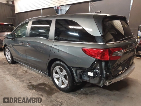 2019 Honda Odyssey EX with VIN 5FNRL6H53KB076088, listed as a IAAI auction lot 42481693 with 47,518 mi miles and . Bid and sale history available at DreamBid. Image 3.
