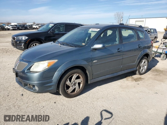2006 Pontiac Vibe with VIN 5Y2SM67886Z428625, listed as a Copart auction lot 85814124 with 158,460 mi miles and Salvage Title. Bid and sale history available at carsss.com. Image 1.
