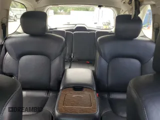 2016 Infiniti QX80 with VIN JN8AZ2NF9G9610685, listed as a Copart auction lot 57154685 with 94,176 mi miles and Salvage title. Bid and sale history available at DreamBid. Image 10.