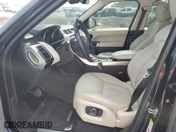 2017 Land Rover Range Rover Sport HSE with VIN SALWR2FV6HA161739, listed as a Copart auction lot 53422235 with 55,983 mi miles and Salvage Title. Bid and sale history available at carsss.com. Image 7.