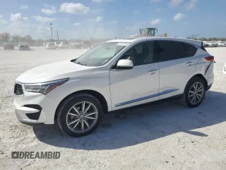 2021 Acura RDX w/Technology Package with VIN 5J8TC1H50ML005005, listed as a Copart auction lot 43707555 with 14,206 mi miles and Salvage Title. Bid and sale history available at carsss.com. Image 1.
