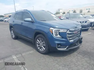 2024 GMC Terrain SLT with VIN 3GKALVEG2RL221585, listed as a IAAI auction lot 41851814 with 3,805 mi miles. Bid and sale history available at carsss.com. Image 1.