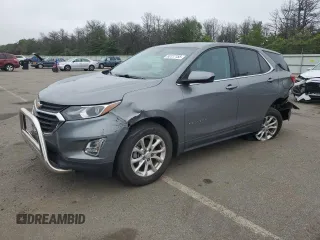 2018 Chevrolet Equinox LT with VIN 3GNAXJEV0JL105191, listed as a Copart auction lot 60117155 with 77,072 mi miles and Salvage title. Bid and sale history available at DreamBid. Image 1.