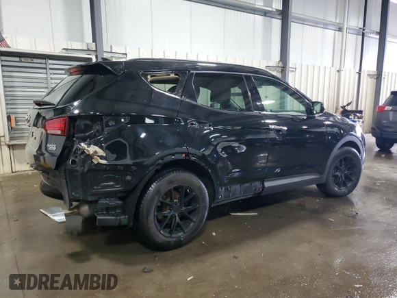 2017 Hyundai Santa Fe 2.4L z VIN 5NMZUDLB7HH027319, wystawiony jako Copart lot #58259575 z przebiegiem 114 812 mil mil oraz Szkoda całkowita • Salvage title. Historia ofert i sprzedaży dostępna na DreamBid. Obrazek 3.