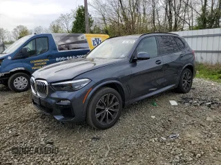 2019 BMW X5 xDrive40i with VIN 5UXCR6C51KLL64358, listed as a Copart auction lot 53716225 with 80,696 mi miles and Salvage title. Bid and sale history available at DreamBid. Image 1.