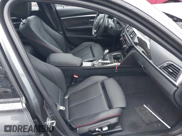 2016 BMW 3 Series 328i xDrive with VIN WBA8E3G59GNU02424, listed as a IAAI auction lot 41082258 with 55,801 mi miles. Bid and sale history available at carsss.com. Image 5.