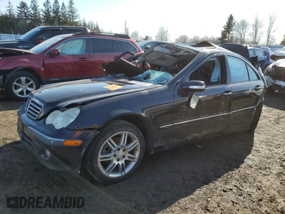 2007 Mercedes-Benz C 280 Luxury with VIN WDBRF92H47F933791, listed as a Copart auction lot 47400005 with Not provided miles and Non repairable. Bid and sale history available at DreamBid. Image 1.