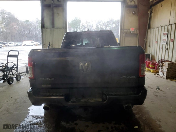 2021 Ram 1500 Big Horn with VIN 1C6SRFBT8MN614917, listed as a Copart auction lot 48201625 with 56,179 mi miles and Clean Title. Bid and sale history available at carsss.com. Image 6.