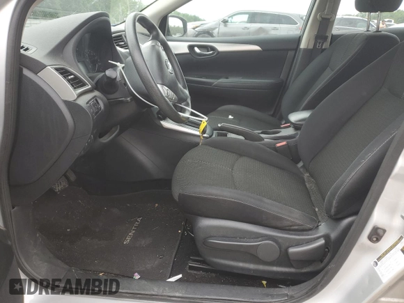 2017 Nissan Sentra S with VIN 3N1AB7AP5HY301516, listed as a Copart auction lot 57950815 with 127,697 mi miles and Salvage title. Bid and sale history available at DreamBid. Image 7.