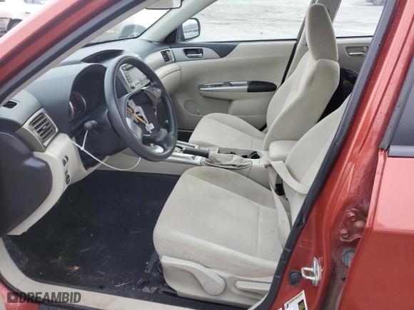 2010 Subaru Impreza Wagon i with VIN JF1GH6A65AH822279, listed as a Copart auction lot 45348575 with 54,811 mi miles and Salvage Title. Bid and sale history available at carsss.com. Image 7.
