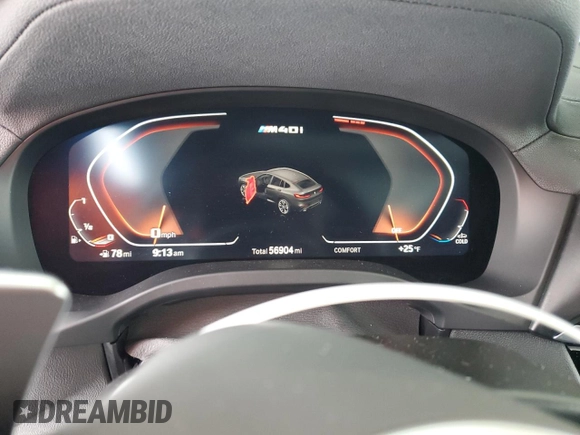2020 BMW X4 M40i z VIN 5UX2V5C01L9D35126, wystawiony jako Copart lot #87261374 z przebiegiem 56 904 mil mil oraz Czysty tytuł • Clean title. Historia ofert i sprzedaży dostępna na DreamBid. Obrazek 9.