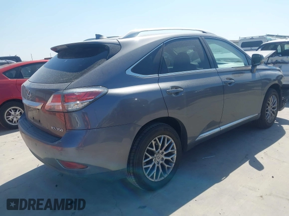2015 Lexus RX 350 with VIN 2T2ZK1BA1FC175428, listed as a IAAI auction lot 41801786 with 107,931 mi miles. Bid and sale history available at carsss.com. Image 4.