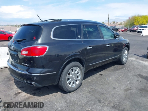 2015 Buick Enclave Leather with VIN 5GAKVBKD4FJ273209, listed as a IAAI auction lot 42178192 with 126,184 mi miles and . Bid and sale history available at carsss.com. Image 4.