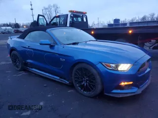 2017 Ford Mustang GT Premium z VIN 1FATP8FF0H5220200, wystawiony jako Copart lot #86704624 z przebiegiem 51 358 mil mil oraz Szkoda całkowita • Salvage title. Historia ofert i sprzedaży dostępna na DreamBid. Obrazek 4.
