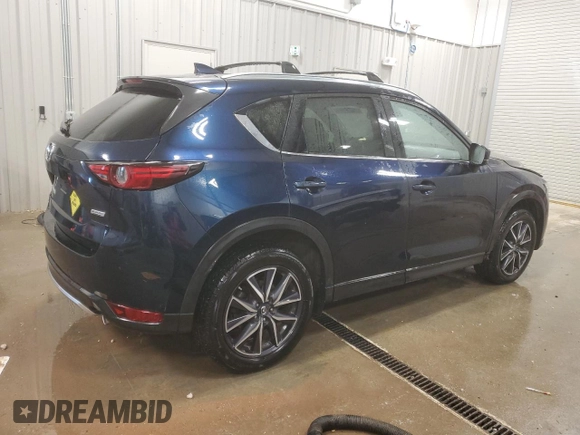 2018 Mazda CX-5 Grand Touring with VIN JM3KFBDM9J0472853, listed as a Copart auction lot 85109694 with Not Provided miles and Salvage Title. Bid and sale history available at carsss.com. Image 3.