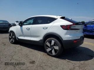 2023 Volvo C40 Recharge Pure Electric Ultimate with VIN YV4ED3GM0P2041955, listed as a Copart auction lot 62842134 with 3,086 mi miles and Salvage Title. Bid and sale history available at carsss.com. Image 2.