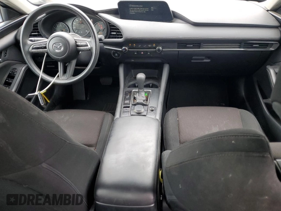 2021 Mazda 3 2.0 with VIN 3MZBPAA71MM202769, listed as a Copart auction lot 43660765 with 93,456 mi miles and Salvage Title. Bid and sale history available at DreamBid. Image 8.