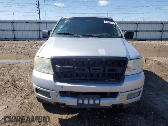 2005 Ford F-150 XLT with VIN 1FTPX14565FA67745, listed as a Copart auction lot 50020275 with 171,517 mi miles and Salvage Title. Bid and sale history available at carsss.com. Image 5.