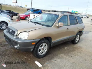 2004 Hyundai Santa Fe GLS with VIN KM8SC13D34U781837, listed as a IAAI auction lot 40452732 with 223,991 mi miles. Bid and sale history available at carsss.com. Image 2.