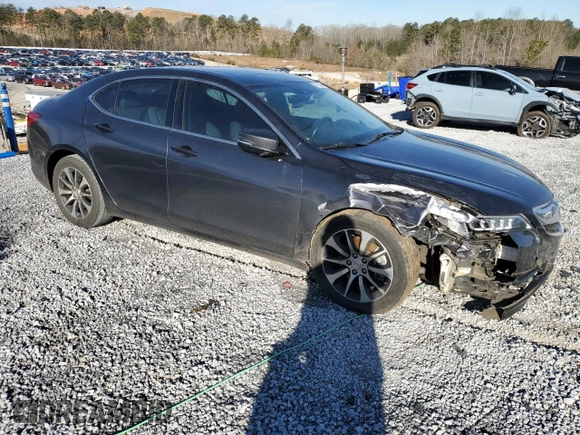 2015 Acura TLX Technology with VIN 19UUB1F52FA014118, listed as a Copart auction lot 47283865 with 176,848 mi miles and Salvage Title. Bid and sale history available at DreamBid. Image 4.