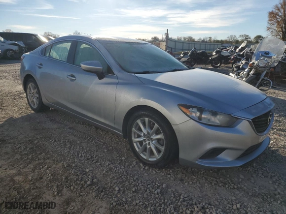 2016 Mazda Mazda6 i Sport with VIN JM1GJ1U57G1402206, listed as a Copart auction lot 82110344 with NaN miles and Salvage Title. Bid and sale history available at carsss.com. Image 4.
