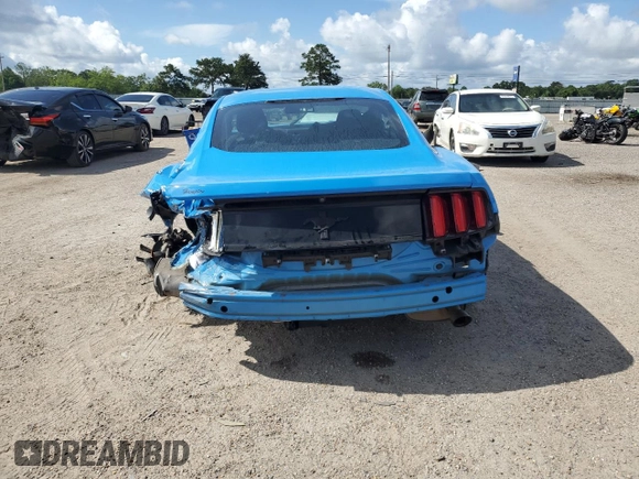 2017 Ford Mustang V6 with VIN 1FA6P8AM1H5255377, listed as a Copart auction lot 59782175 with 72,822 mi miles and Salvage title. Bid and sale history available at DreamBid. Image 6.